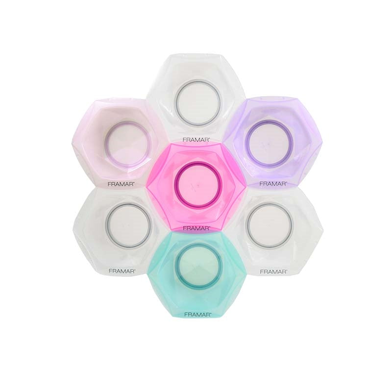 White Smoke Framar (91023) Connect & Color Bowls Rainbow