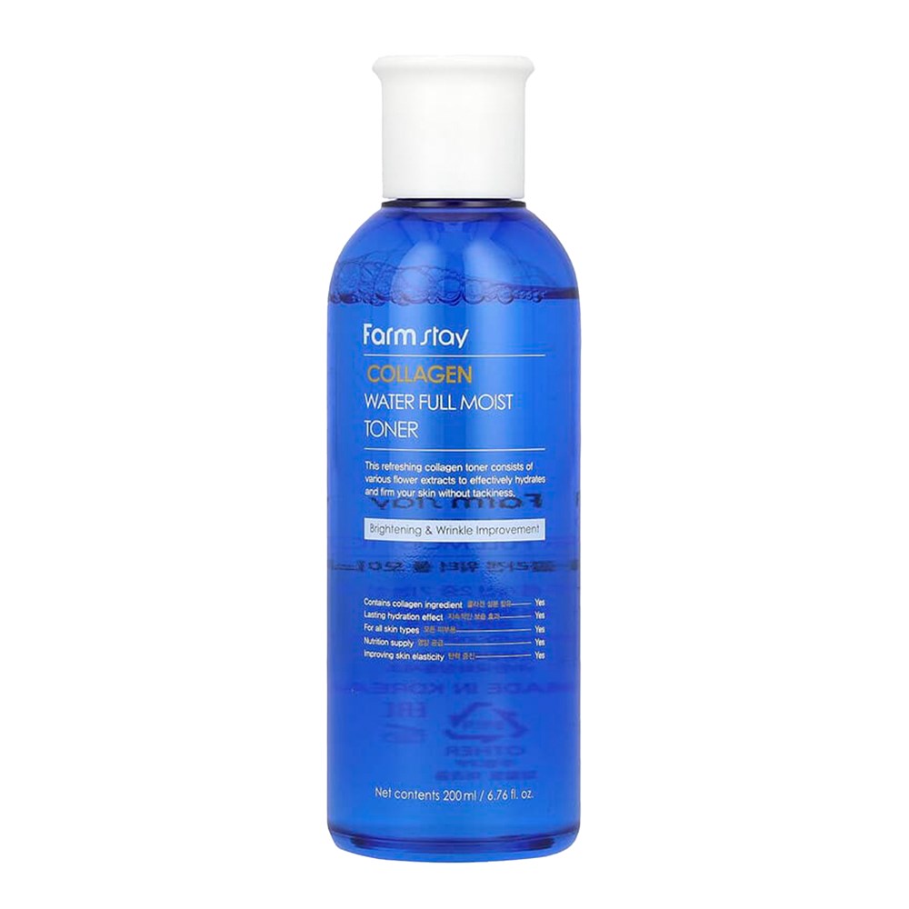 White Smoke FARMSTAY Collagen Water Full Moist Toner (200ml)