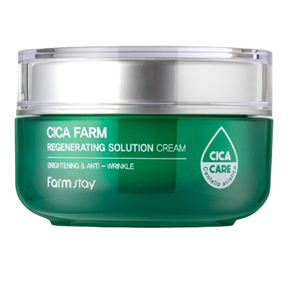 White Smoke FARMSTAY Cica Farm Regenerating Solution Cream (50ml)