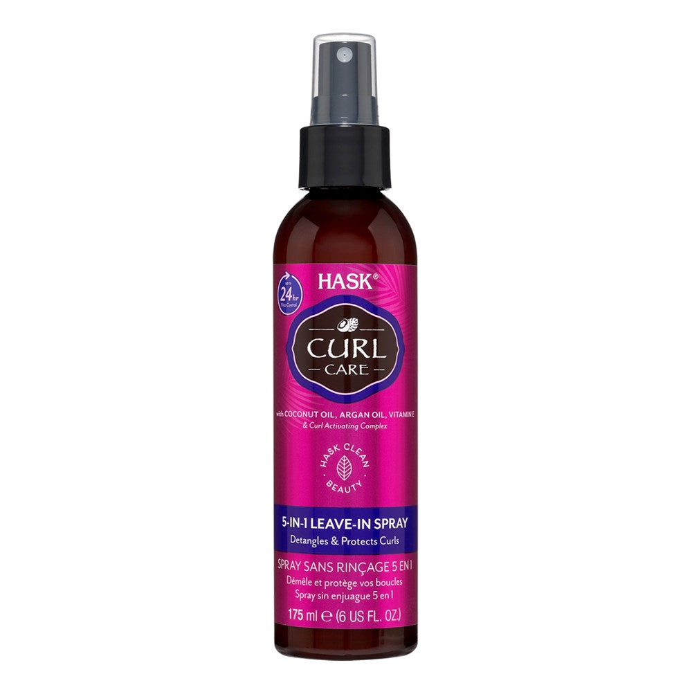 White Smoke HASK Curl Care 5-In-1 Leave In Spray (6oz)