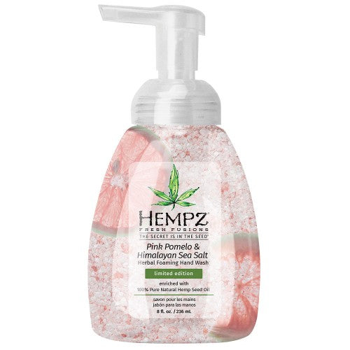 White Smoke Hempz Foaming Hand Wash 8oz - Pink Pomelo & Himalayan Sea Salt