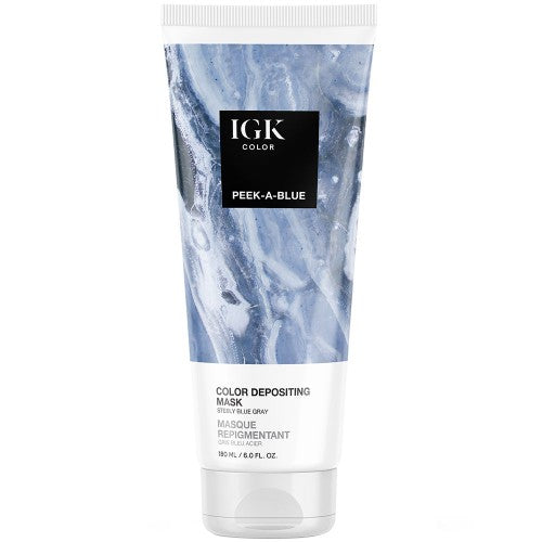 White Smoke IGK Color Depositing Mask Peek-A-Blue 6oz