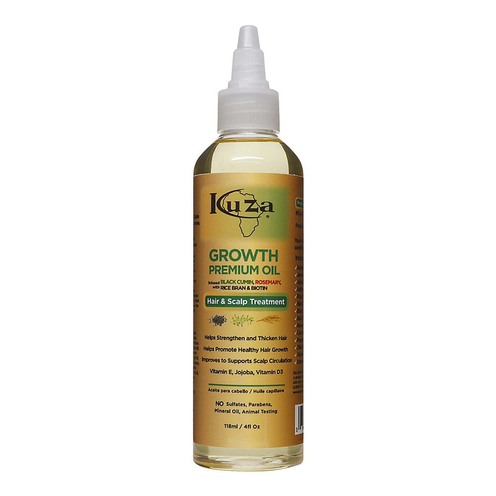 White Smoke KUZA Growth Premium Oil Hair & Scalp Treatment (4oz)