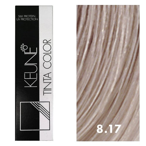 White Smoke Keune Tinta Color 8.17 Light Ash Violet Blonde 2oz