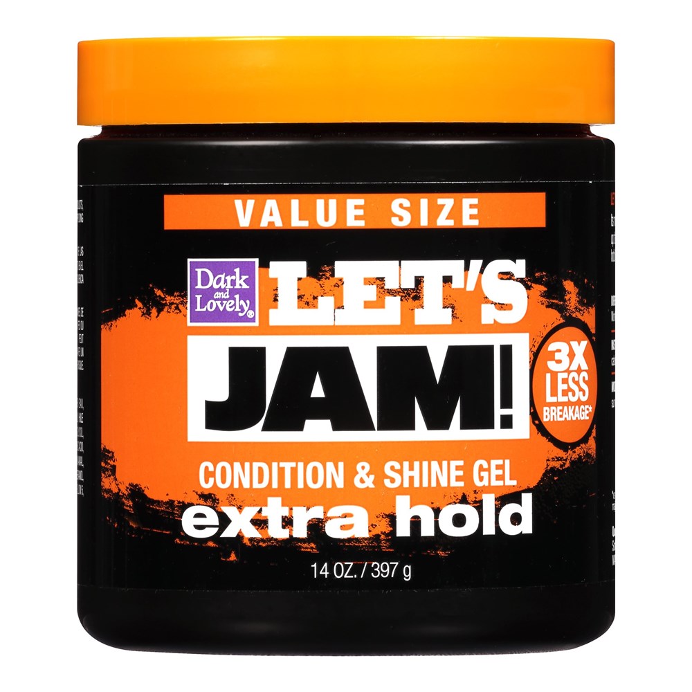 Black LET'S JAM Shining Gel Extra Hold (14oz)