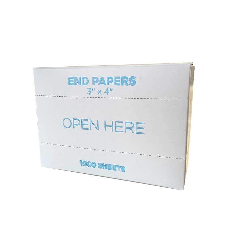 Light Gray Graham Beauty End Paper 3x4