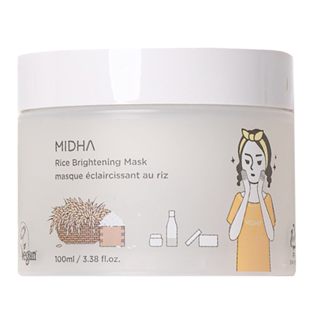 Light Gray MIDHA Rice Brightening Mask (3.38oz)