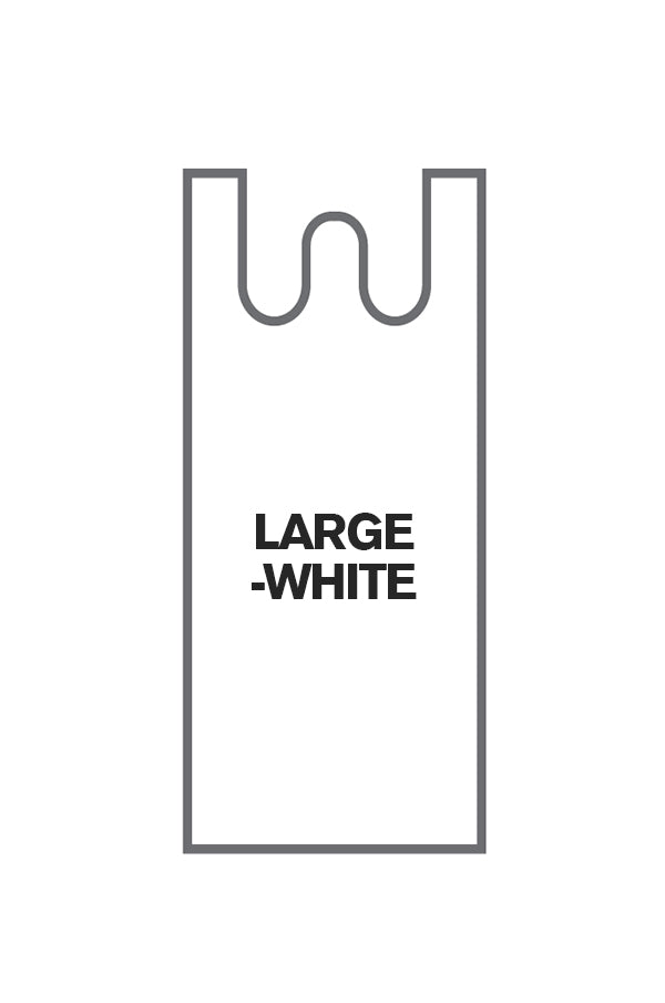 Magic Shopping Bag (#WS3WLG/Large-White/17"x20") -14lb/Box