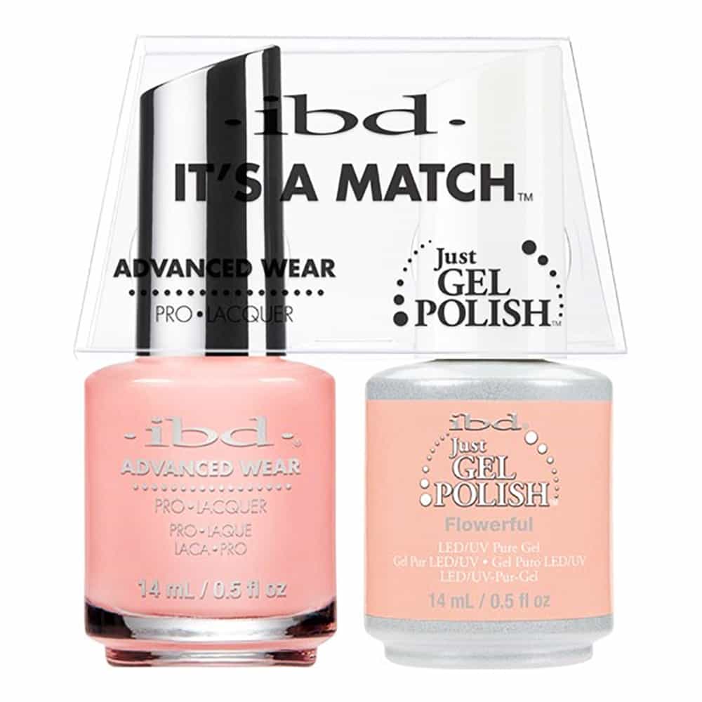 White Smoke IBD Just Gel Polish It's A Match - Flowerful