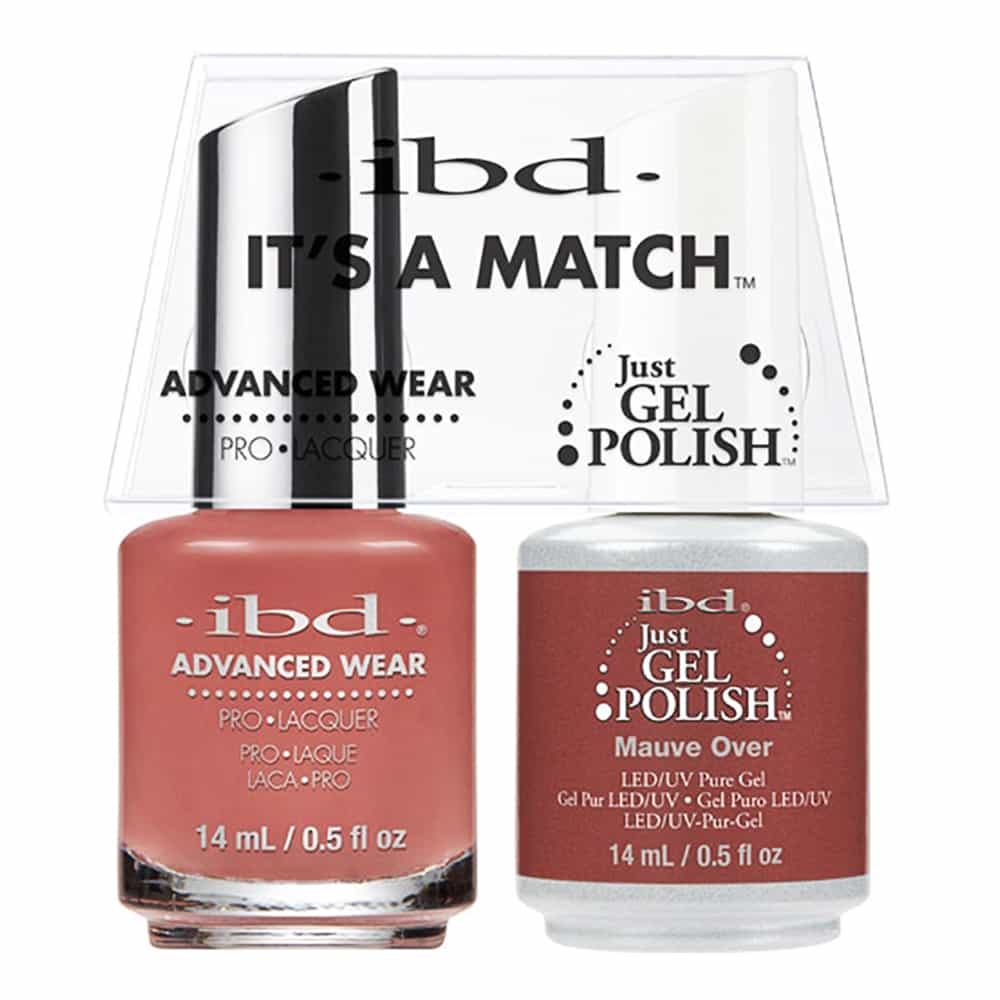 White Smoke IBD Just Gel Polish It's A Match - Mauve Over