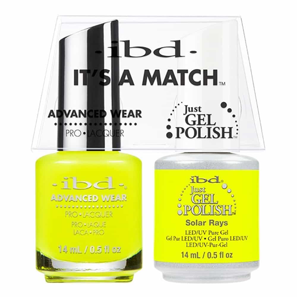 White Smoke IBD Just Gel Polish It's A Match - Solar Rays