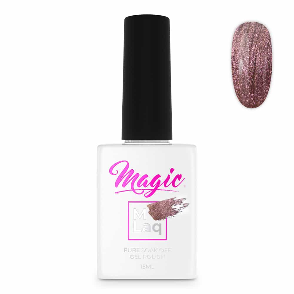 White Smoke Magic Gel Polish MLaq Oceanside Castle -