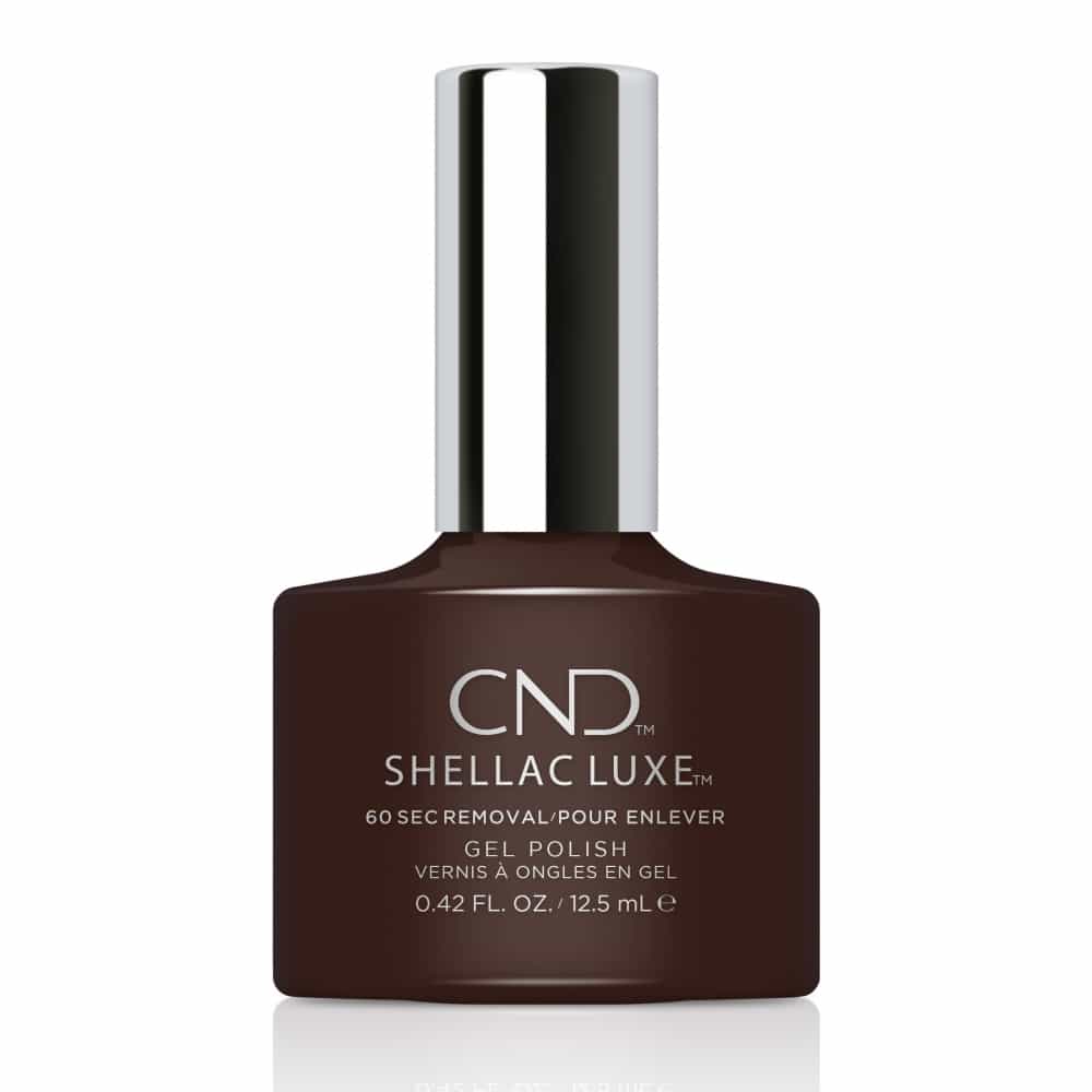 White Smoke CND Shellac Luxe Fedora 0.42 fl oz