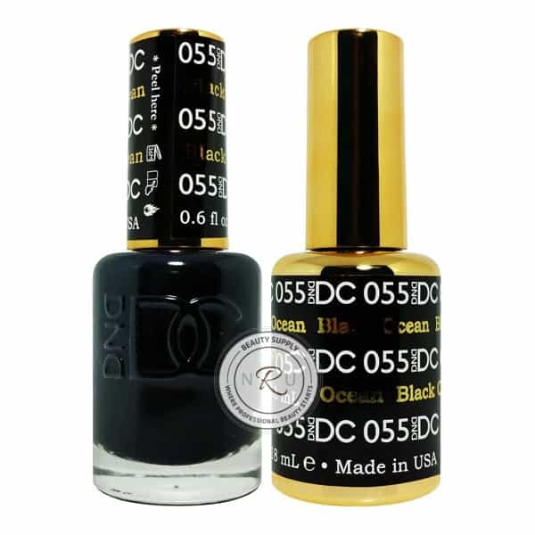 White Smoke Daisy Soak Off Gel - Black Ocean - DC055