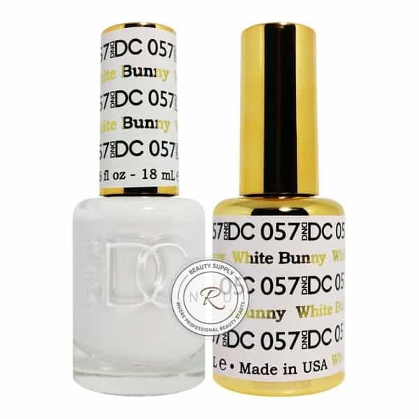 White Smoke Daisy Soak Off Gel - White Bunny - DC057