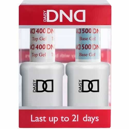 Light Gray Daisy DND400 Top & DND500 Base Soak Off Gel Set