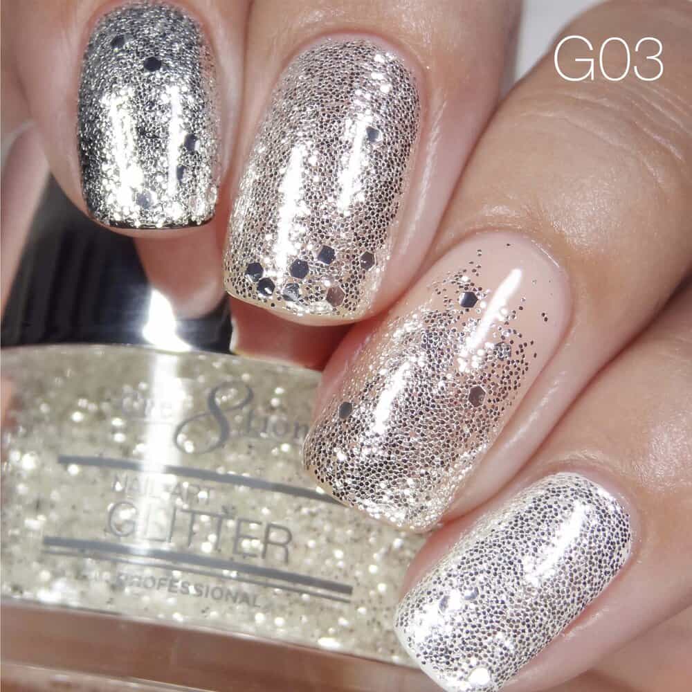 Rosy Brown Cre8tion Nail Art Glitter 1 fl oz/30g Glitter 03