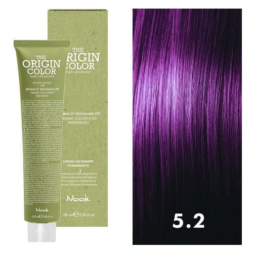 White Smoke Nook The Origin Color 5.2 Light Brown Violet 3oz