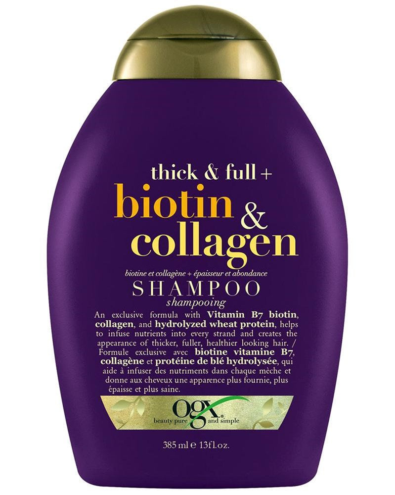 White Smoke OGX Biotin & Collagen Shampoo (13oz)