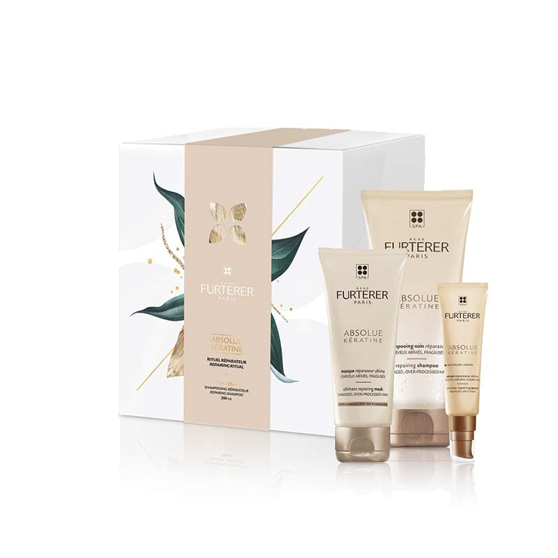 White Smoke Rene Furterer Absolute Keratine Holiday Pack Repair