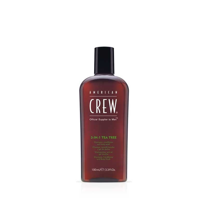 White Smoke American Crew 3in1 Tea Tree Shampoo 100ml