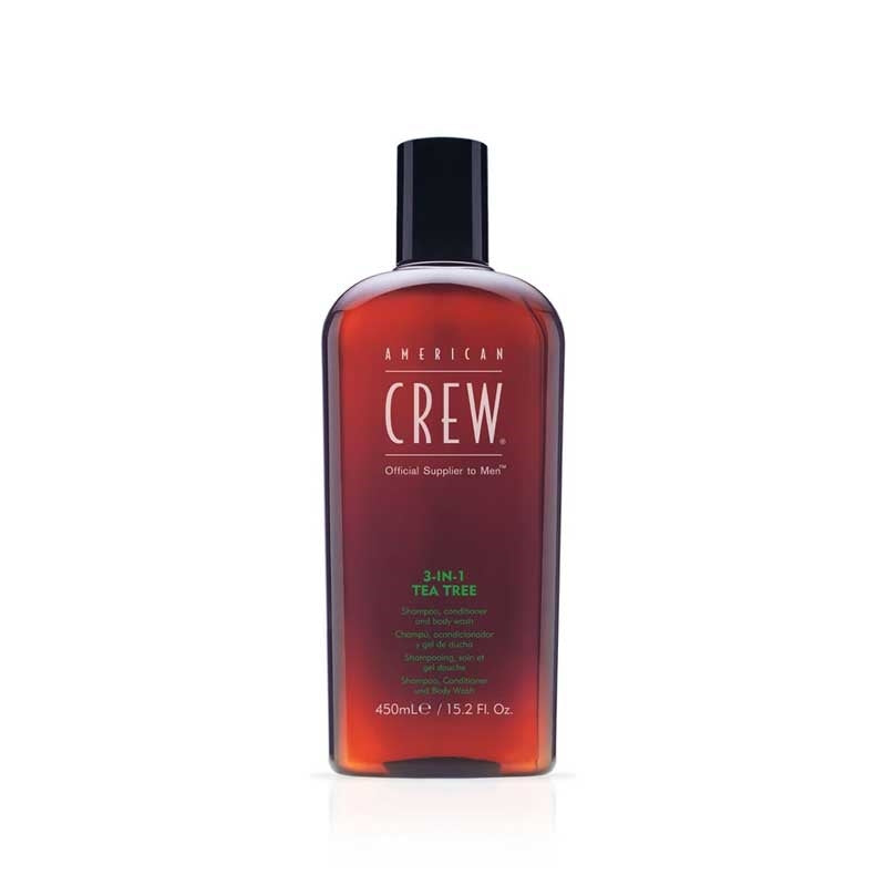 White Smoke American Crew 3in1 Tea Tree Shampoo 450ml
