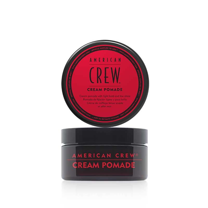 White Smoke American Crew Cream Pomade Light Hold 85g