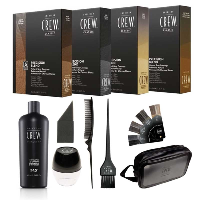White Smoke American Crew Precision Blend Try Me Kit