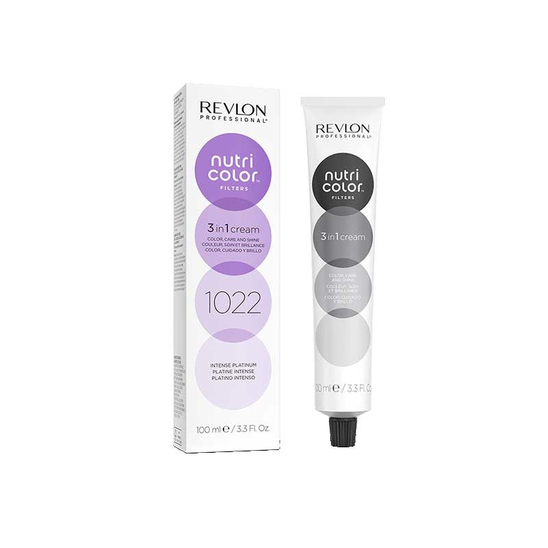 White Smoke Revlon Nutri Color Creme 1022 Intense Platinum 100ml