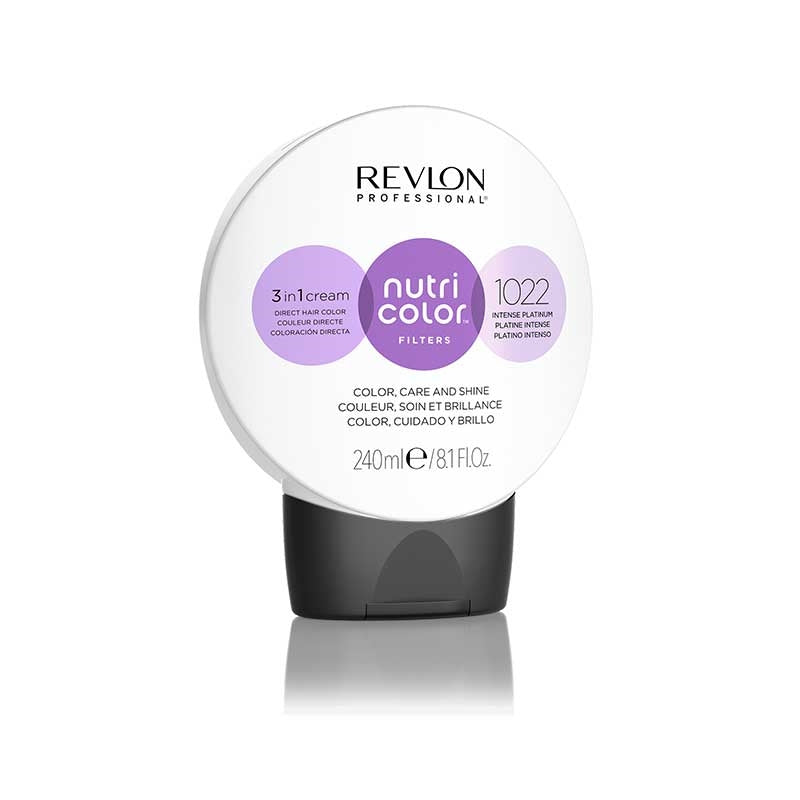 White Smoke Revlon Nutri Color Creme 1022 Intense Platinum 240ml