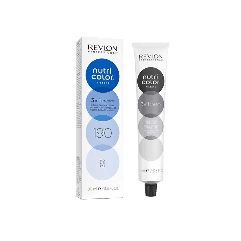 White Smoke Revlon Nutri Color Creme 190 Blue 100ml