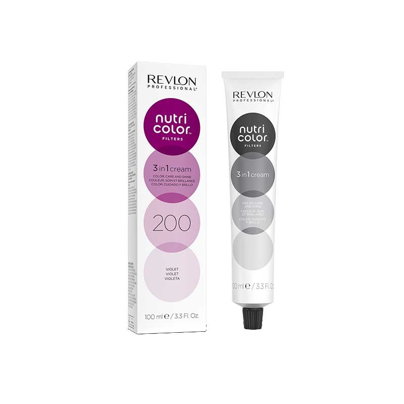 White Smoke Revlon Nutri Color Creme 200 Violet 100ml