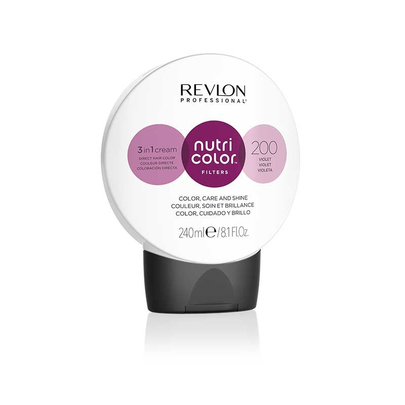 White Smoke Revlon Nutri Color Creme 200 Violet 240ml
