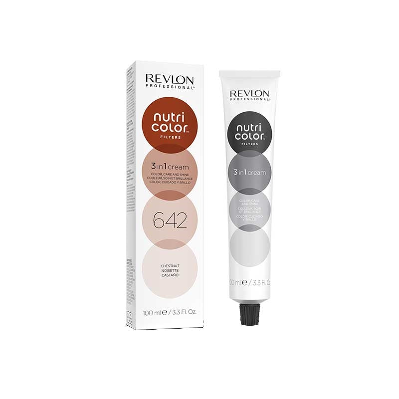White Smoke Revlon Nutri Color Creme 642 Chestnut 100ml