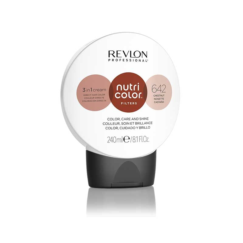 White Smoke Revlon Nutri Color Creme 642 Chestnut 240ml