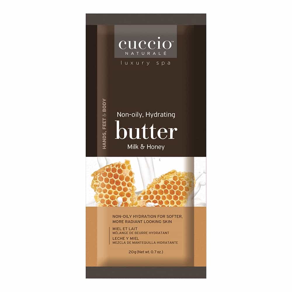 Dark Slate Gray Cuccio Non-Oily Butter Milk & Honey 20g Sachet CNST6002