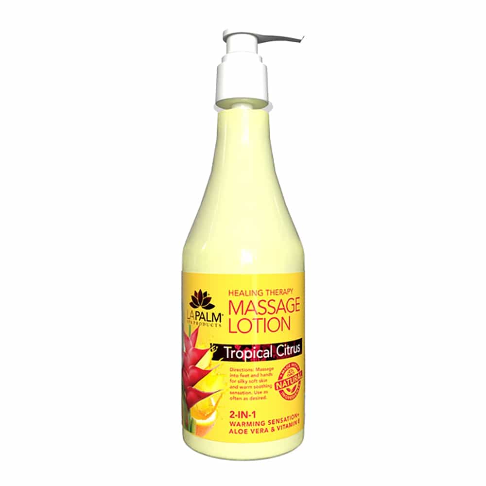White Smoke La Palm HT Massage Lotion 8 oz - Tropical Citrus LP371/02537