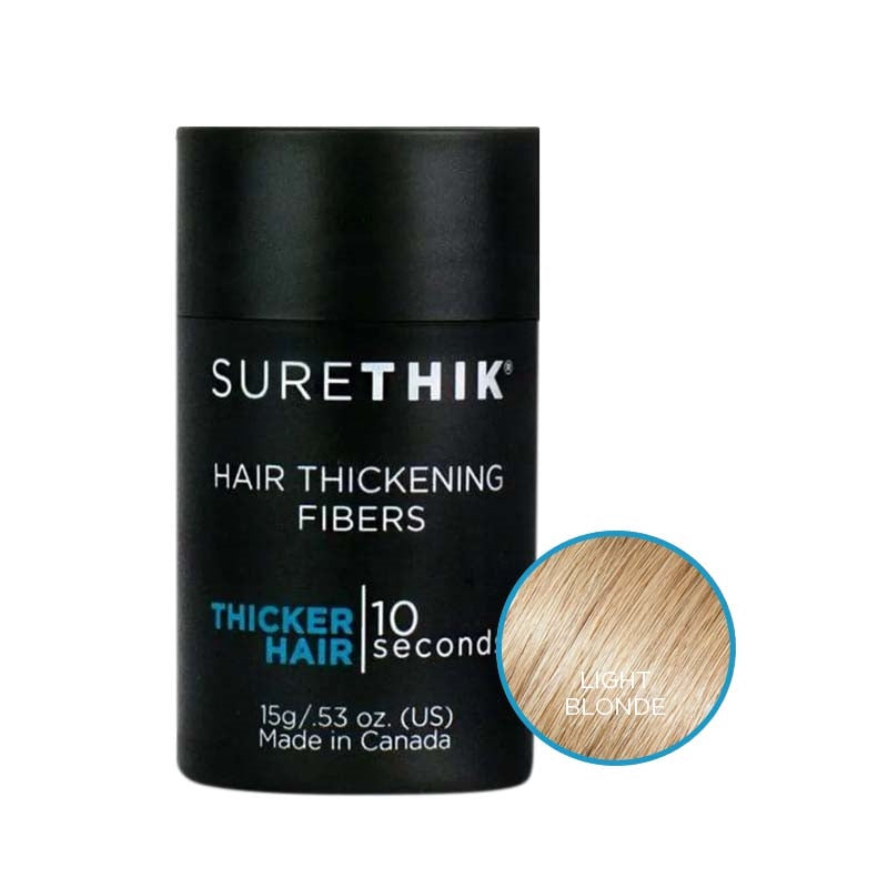 White Smoke SureThik Hair Thickening Fibers Light Blonde 15g