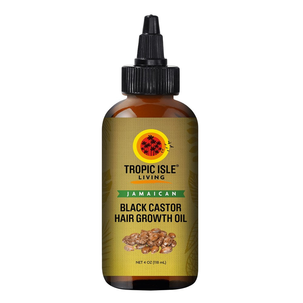 White Smoke TROPIC ISLE LIVING Jamaican Black Castor Hair Growth Oil (4oz)