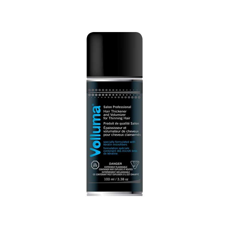 Black Volluma Hair Thickening Spray #6 Light Brown 100ml