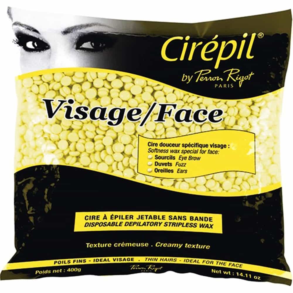 Black Cirepil Visage Depilatory Non Strip DisposableWax 400g 10137