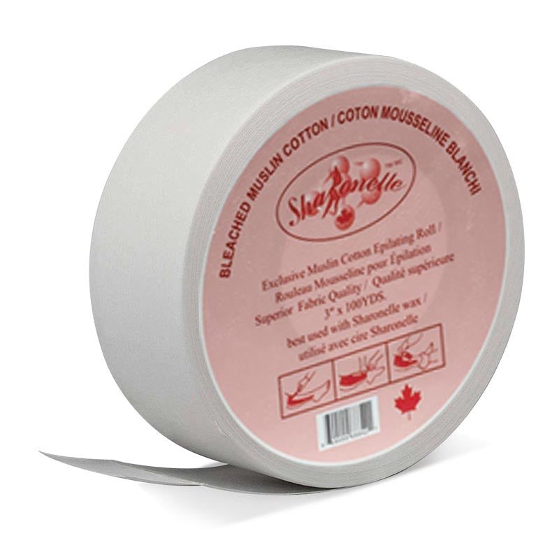 White Smoke Sharonelle (68842) Bleach Muslin Cotton Roll 100 Yards