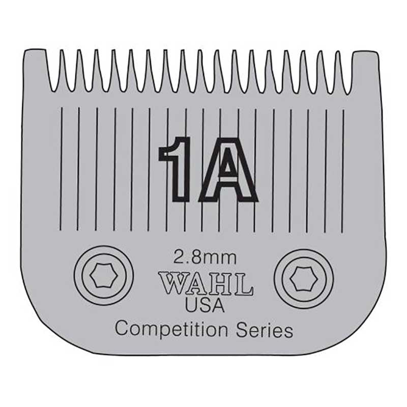 Gray Wahl (52209) Competition Detach Clip Blade #1A 2.8mm