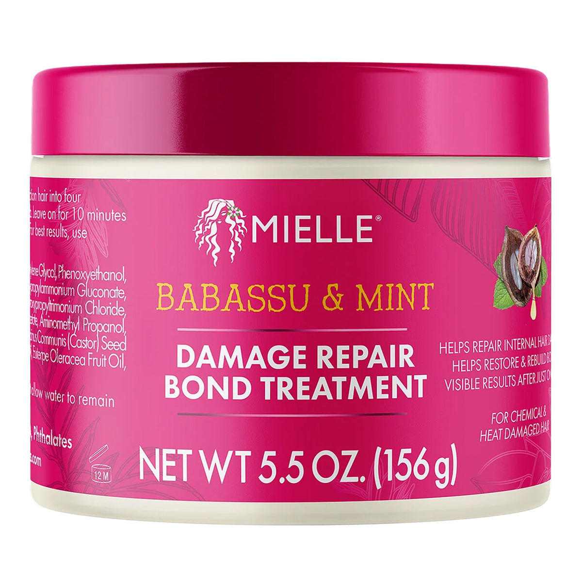 Violet Red MIELLE Babassu & Mint Damage Repair Bond Treatment (5.5oz)