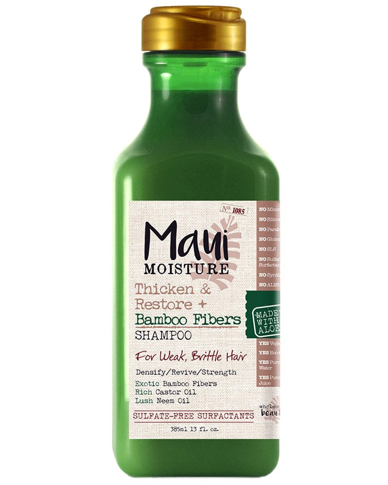 White Smoke MAUI MOISTURE Thicken & Restore Bamboo Fibers Shampoo