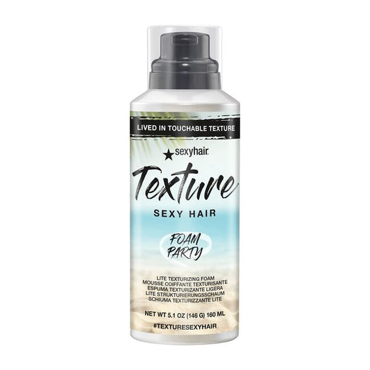 White Smoke SexyHair Foam Party Lite Texturizing Foam Spray