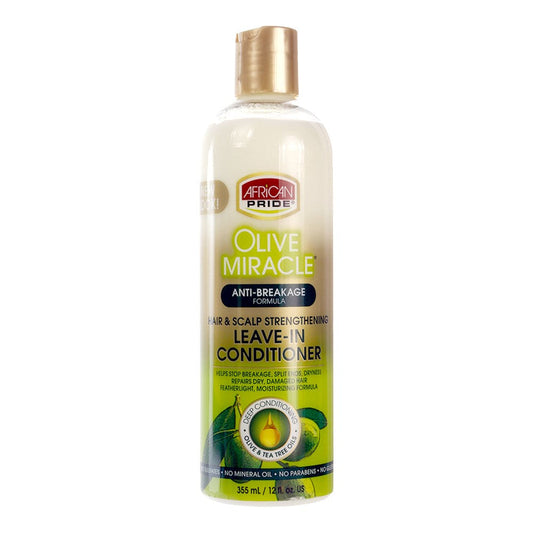 White Smoke AFRICAN PRIDE Olive Miracle Leave-In Conditioner (12oz)