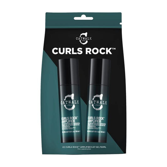 Black TIGI Catwalk Curls Rock Amplifier Duo