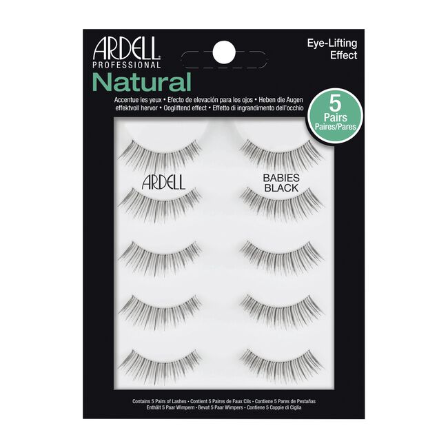 Lavender Ardell 5 Pack Natural Babies Lashes Black
