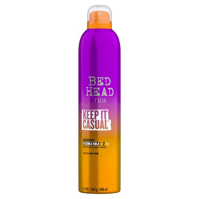 Dark Violet TIGI Keep It Casual Flexible Hold Hair Spray